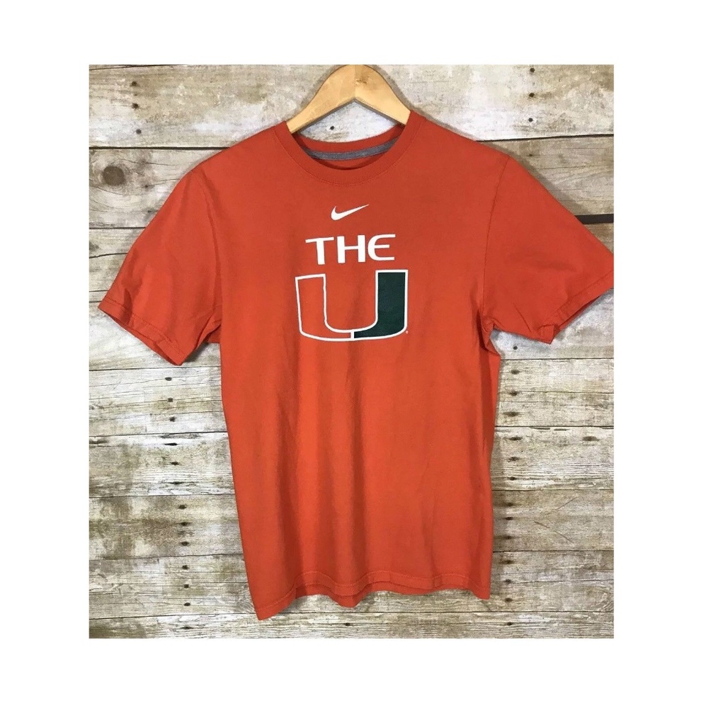 Nike Men's Short Sleeve T-Shirt Orange Size M